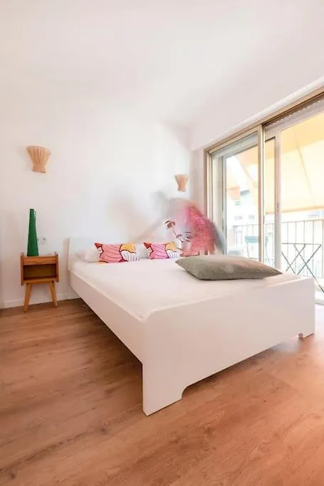 Lägenhet L2 2P Moliere Balcons/Ac/Wifi/5Mins Tram & 10Mins Mer Nice